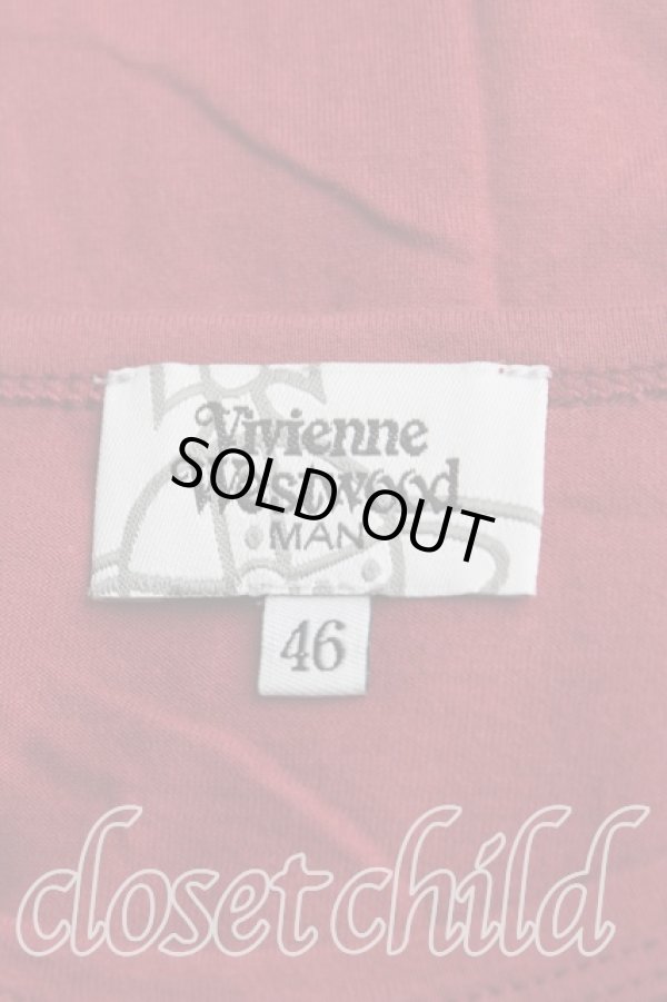 画像3: ヴィヴィアンウエストウッド 中古 / オーブpt長袖カットソー 46（メンズM） 赤  H-25-06-01-098-to-IN-ZH (3)