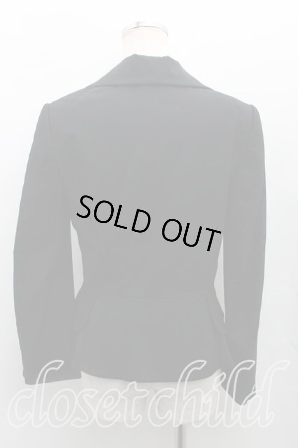 画像2: ヴィヴィアンウエストウッド 中古 / ウールラブジャケット 2（9号） 黒  H-25-06-01-101-jc-IN-ZH (2)