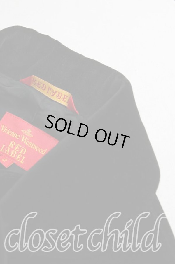 画像6: ヴィヴィアンウエストウッド 中古 / 別珍ベッティーナジャケット 2 黒  H-25-06-01-102-jc-IN-ZH (6)