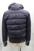 画像2: ヴィヴィアンウエストウッド MAN 中古 / ナイロンドッグトゥースダウンコート 48（メンズL相当） 紫  H-25-06-01-104-jc-OD-ZH (2)