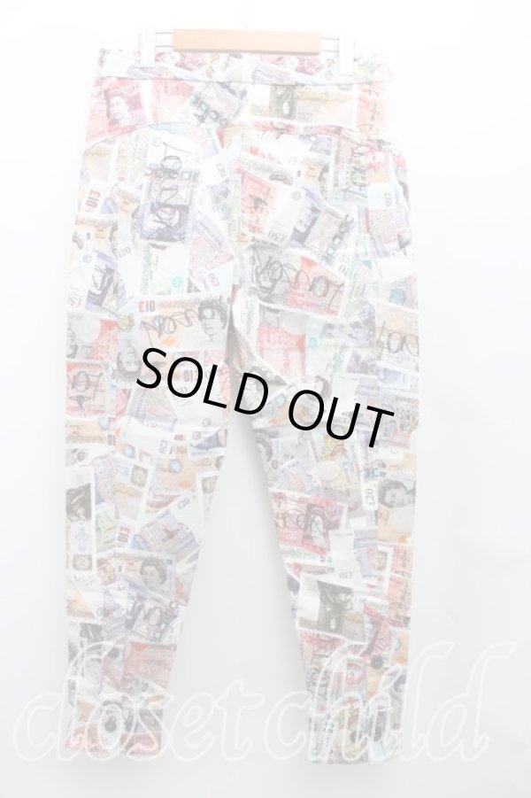 画像2: ヴィヴィアンウエストウッド MAN 中古 / マネー柄パンツ 46（メンズM） マルチ  H-25-06-01-112-pa-OD-ZH (2)