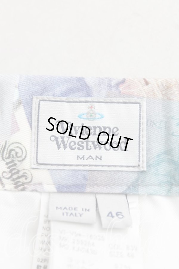 画像3: ヴィヴィアンウエストウッド MAN 中古 / マネー柄パンツ 46（メンズM） マルチ  H-25-06-01-112-pa-OD-ZH (3)