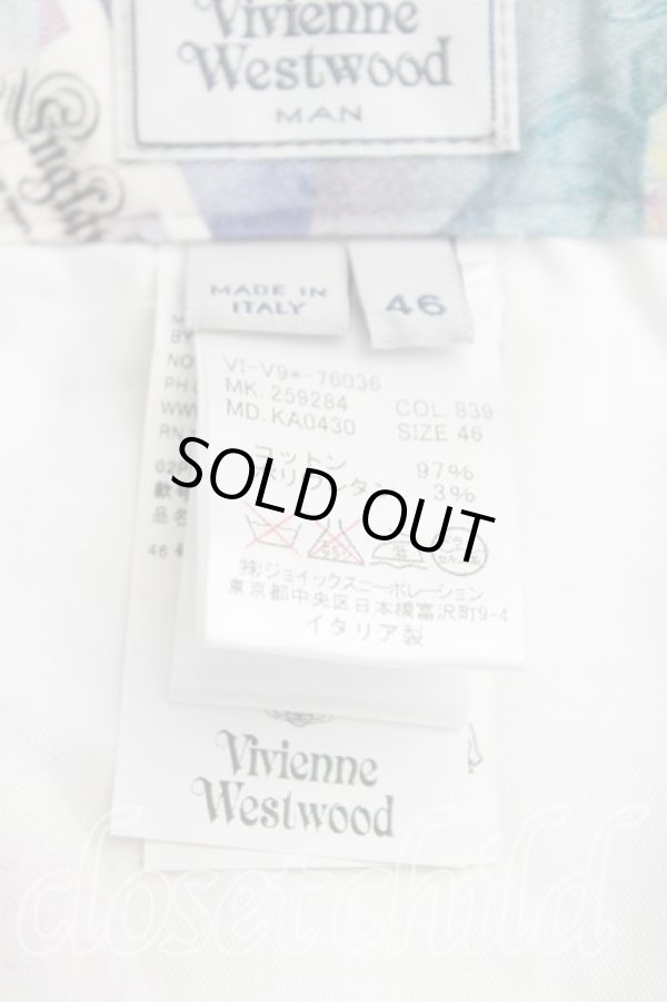 画像4: ヴィヴィアンウエストウッド MAN 中古 / マネー柄パンツ 46（メンズM） マルチ  H-25-06-01-112-pa-OD-ZH (4)