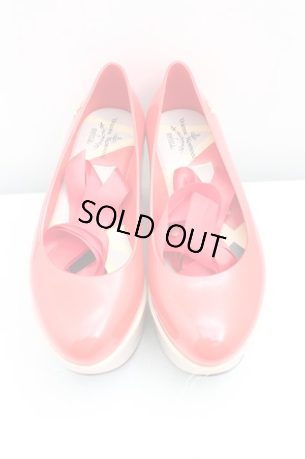 画像2: ヴィヴィアンウエストウッド×Melissa 中古 / メリッサロッキンホースバレリーナ EU37（23cm） 赤  H-25-06-01-145-sh-OD-ZH (2)