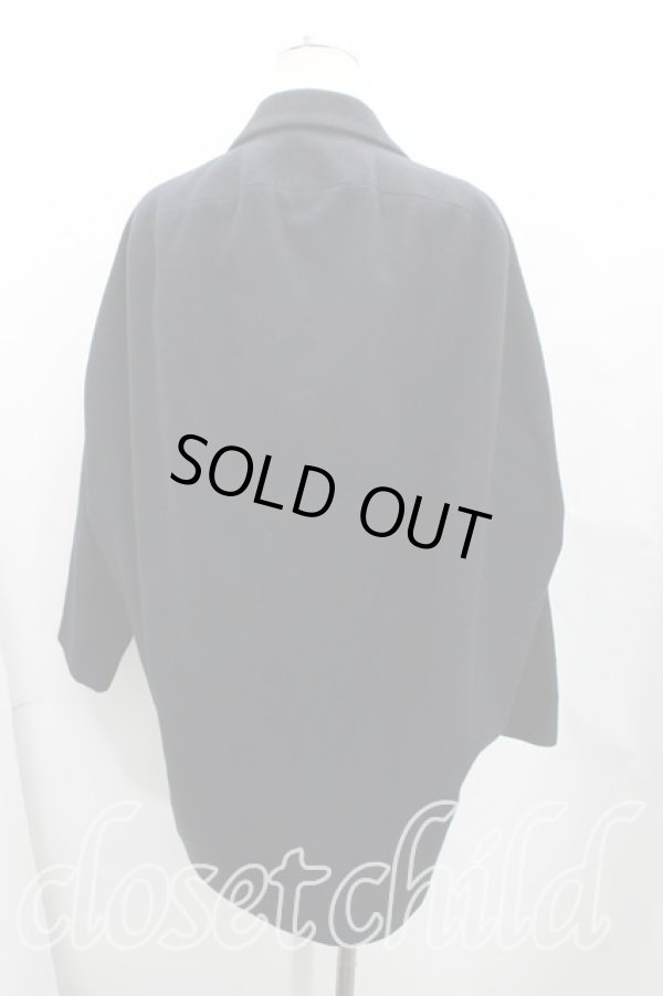 画像2: ANGLOMANIA 中古 / コクーンコート 38（M） 紺  H-25-06-08-020-co-OD-ZH (2)