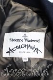 画像3: ANGLOMANIA 中古 / コクーンコート 38（M相当） 紺  H-25-06-08-020-co-OD-ZH (3)