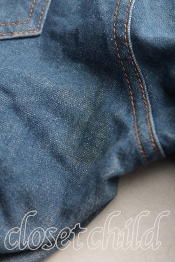 画像6: ANGLOMANIA 中古 / オーブ刺繍スキニーデニム 38（M相当） インディゴ  H-25-06-08-025-pa-OD-ZH (6)