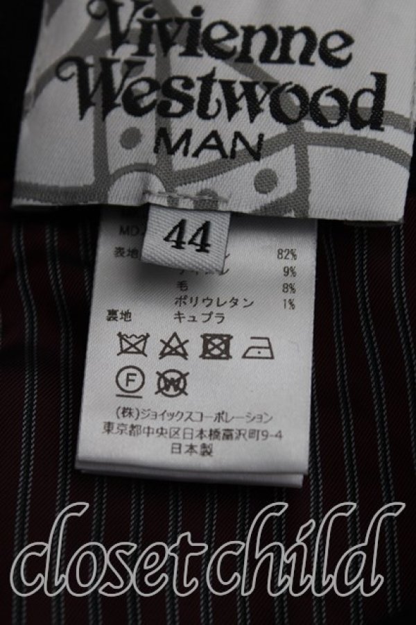 画像4: ヴィヴィアンウエストウッド MAN 中古 / ウールスラックス 44(メンズS) 黒  H-25-06-08-027-pa-IN-ZH (4)