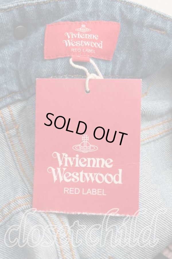 画像3: ヴィヴィアンウエストウッド 中古 / サスペンダーデニム 01（7号） インディゴ  H-25-06-08-030-pa-OD-ZH (3)