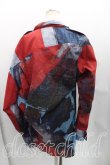 画像2: Worlds End 中古 / ユニオンジャックドランクンシャツ II(M相当） 赤  H-25-06-08-037-bl-OD-ZH (2)
