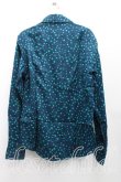 画像2: ヴィヴィアンウエストウッド MAN 中古 / スター柄アシメカラーシャツ 46(メンズM相当) 紺  H-25-06-08-039-bl-IN-ZH (2)