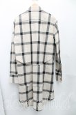 画像2: ヴィヴィアンウエストウッド MAN 中古 / チェックレイヤードロングシャツ 44(メンズS相当) 生成  H-25-06-08-042-bl-IN-ZH (2)