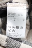 画像4: ヴィヴィアンウエストウッド MAN 中古 / チェックレイヤードロングシャツ 44(メンズS相当) 生成  H-25-06-08-042-bl-IN-ZH (4)