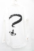 画像2: ヴィヴィアンウエストウッド MAN 中古 / Question ptシャツ FREE 白  H-25-06-08-044-bl-IN-ZH (2)