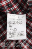 画像4: ヴィヴィアンウエストウッド 中古 / チェックドランクンシャツ 3(11号相当) 赤  H-25-06-08-048-bl-IN-ZH (4)