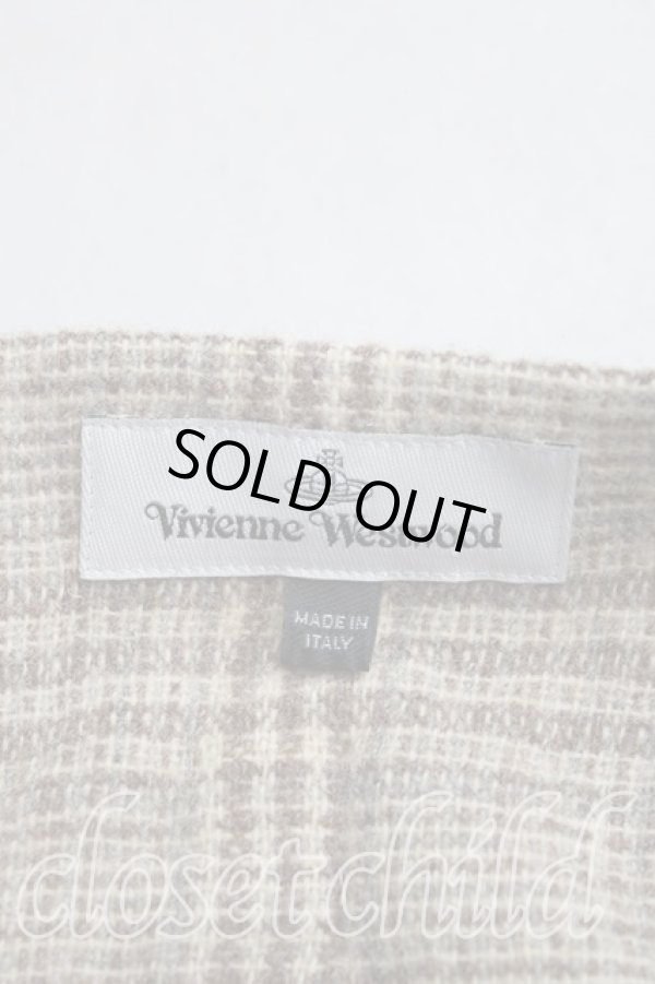 画像3: ヴィヴィアンウエストウッド 中古 / ツイードロングスカート 42（11号） ベージュ  H-25-06-08-056-sk-OD-ZH (3)