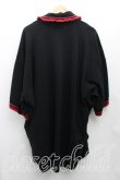 画像2: ヴィヴィアンウエストウッド 中古 / ORB&FLOWERエンブロイダリーポロ 00（ワンサイズ） 黒  H-25-06-08-069-to-OD-ZH (2)