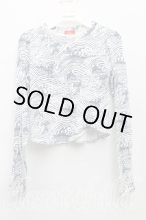 ヴィヴィアンウエストウッド MAN 中古 / オーブ刺繍七分丈カットソー 44 ホワイト  Y-25-07-20-036-ts-SZ-ZY ヴィヴィアンウエストウッド 中古 / カラーオーブ刺繍セーター M