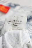 画像5: ヴィヴィアンウエストウッド 中古 / カラーオーブ刺繍ウェーブ柄カットソー S 青  H-25-06-08-090-to-OD-ZH (5)