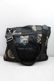 画像2: ヴィヴィアンウエストウッド 中古 / エンブレムメンズトートバッグ  黒  H-25-06-08-103-ba-OD-ZH (2)