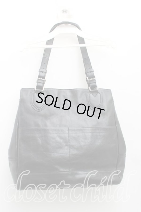 画像2: ヴィヴィアンウエストウッド MAN 中古 / レザートートバッグ  黒  H-25-06-08-108-ba-OD-ZH (2)