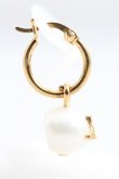 画像2: ヴィヴィアンウエストウッド MAN 中古 / AZULシングルフープピアス  ゴールド  H-25-06-08-113-er-OD-ZH (2)