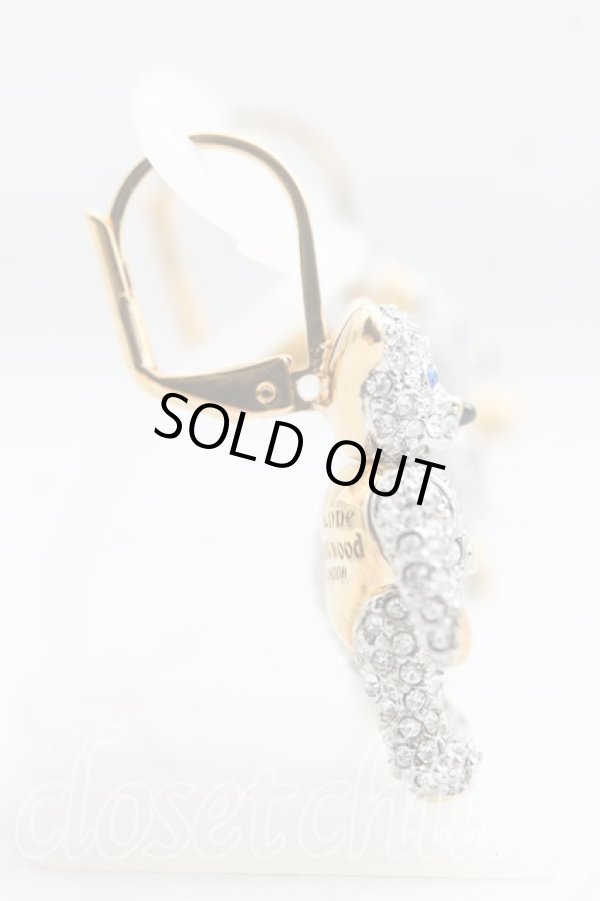 画像3: ヴィヴィアンウエストウッド 中古 / リトルテディピアス  ゴールド  H-25-06-08-116-er-OD-ZH (3)