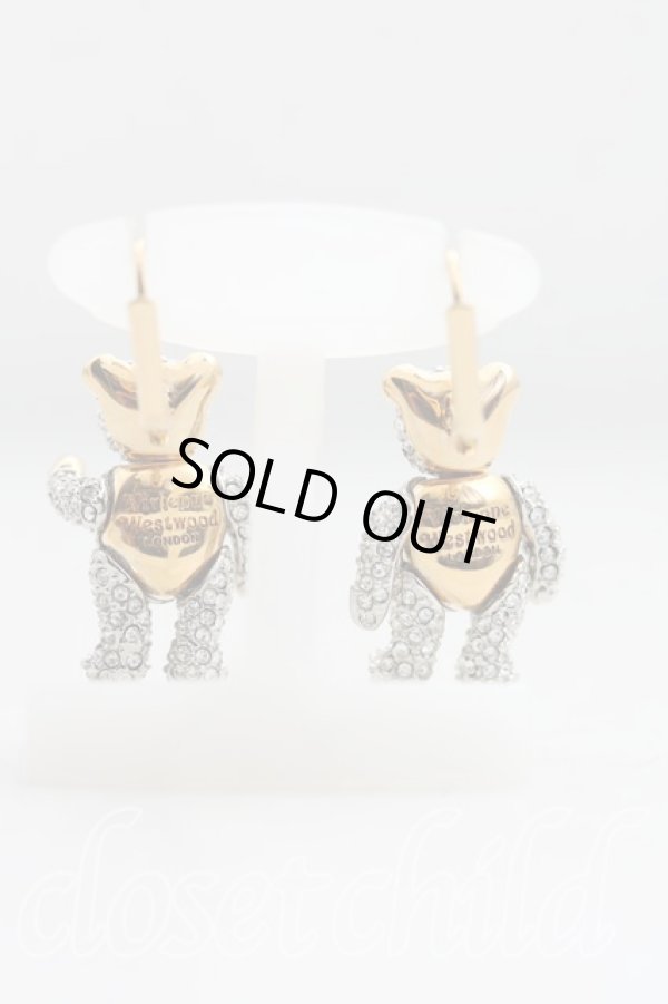 画像4: ヴィヴィアンウエストウッド 中古 / リトルテディピアス  ゴールド  H-25-06-08-116-er-OD-ZH (4)