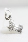 画像2: ヴィヴィアンウエストウッド 中古 / LOVEキーチャームピアス  シルバー  H-25-06-08-117-er-OD-ZH (2)