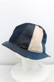 画像2: ヴィヴィアンウエストウッド MAN 中古 / パッチワークデニムバケットハット  インディゴ  H-25-06-08-120-ha-IN-ZH (2)