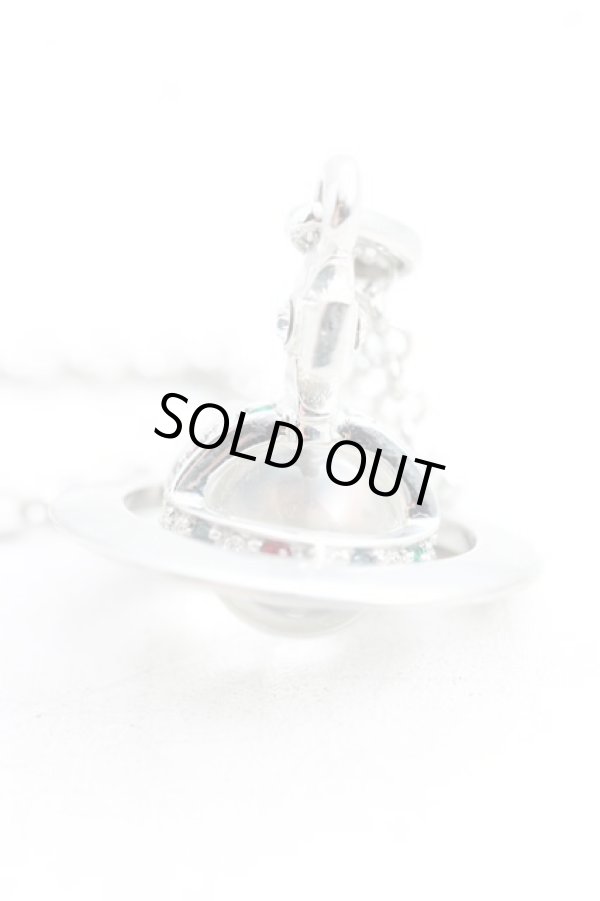 画像2: ヴィヴィアンウエストウッド 中古 / タイニーオーブネックレス  シルバー  H-25-06-08-125-nl-OD-ZH (2)