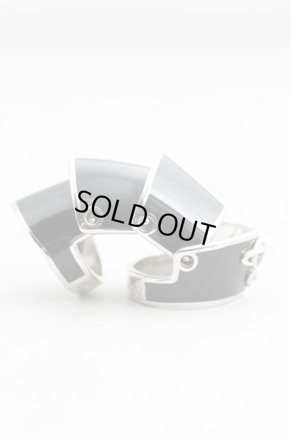 画像3: ヴィヴィアンウエストウッド 中古 / ARTEMIS RING S（10号） シルバー×黒  H-25-06-08-130-rg-IN-ZH (3)