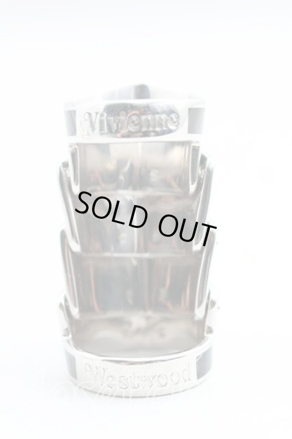 画像4: ヴィヴィアンウエストウッド 中古 / ARTEMIS RING S（10号） シルバー×黒  H-25-06-08-130-rg-IN-ZH (4)