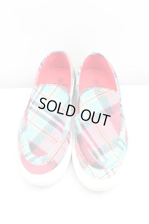 画像2: ヴィヴィアンウエストウッド 中古 / BINDING LOAFER 41（25.5cm） 緑  H-25-06-08-134-sh-IN-ZH (2)