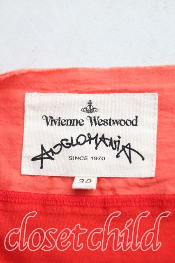 画像3: ANGLOMANIA 中古 / BIGスカーフノースリーブワンピース 38（M） 赤  H-25-06-08-014-op-IN-ZH (3)