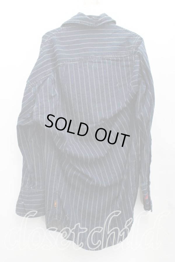 画像2: ANGLOMANIA 中古 / カオスデニムシャツ XXS インディゴ  H-25-06-15-021-bl-OD-ZH (2)