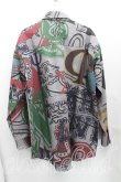 画像2: ヴィヴィアンウエストウッド MAN 中古 / FRAT HOUSE DENIMシャツ ワンサイズ 灰  H-25-06-15-024-bl-OD-ZH (2)