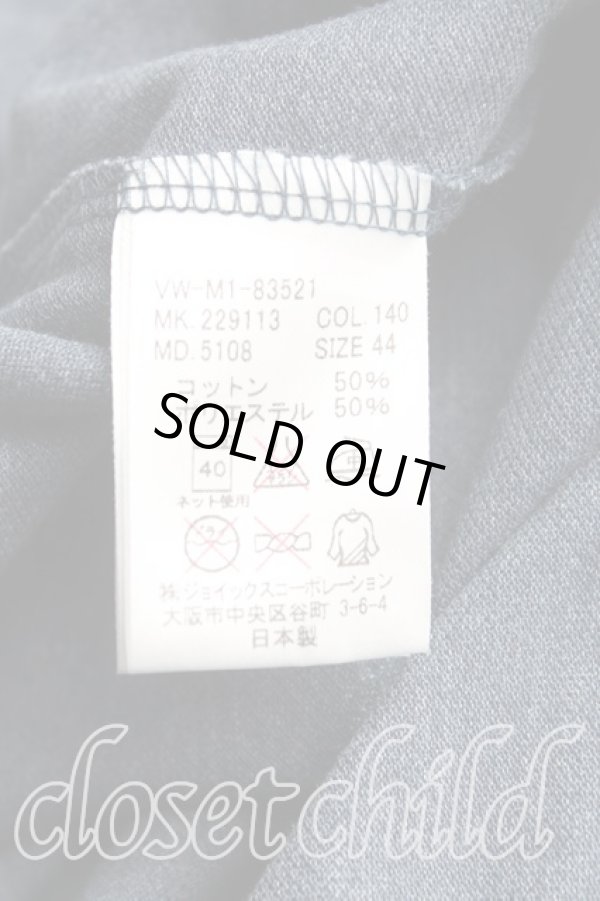 画像4: ヴィヴィアンウエストウッド MAN 中古 / ゴールドエンプロイダリーTシャツ 44(メンズS) 紺  H-25-06-15-041-ts-IN-ZH (4)