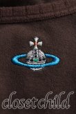 画像5: ヴィヴィアンウエストウッド MAN 中古 / カラーオーブ刺繍Tシャツ M 茶  H-25-06-15-047-ts-OD-ZH (5)