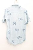 画像2: ヴィヴィアンウエストウッド MAN 中古 / ユニセックスオーブ柄ポロシャツ 44(メンズS相当) サックス  H-25-06-15-060-to-IN-ZH (2)