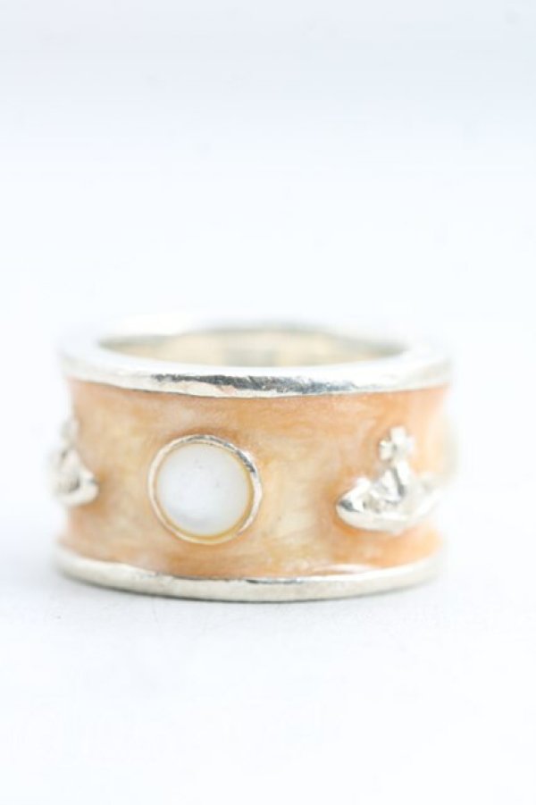 画像2: ヴィヴィアンウエストウッド 中古 / 旧キングリング S ベージュ  H-25-06-15-070-rg-OD-ZH (2)