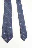 画像2: ヴィヴィアンウエストウッド MAN 中古 / オーブ総柄ナロータイ  紺  H-25-06-15-085-gd-OD-ZH (2)