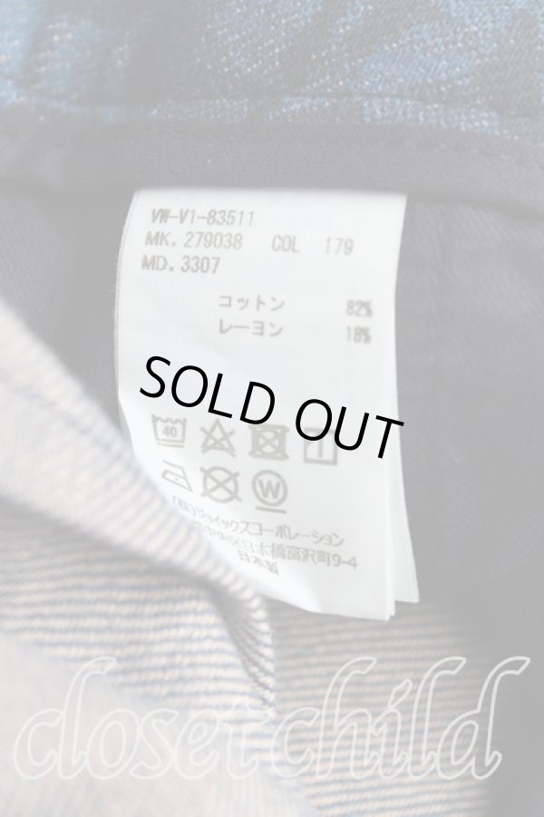 画像4: ヴィヴィアンウエストウッド MAN 中古 / チェスプリントウォーリアデニム 44(メンズS) 青  H-25-06-15-014-pa-OD-ZH (4)