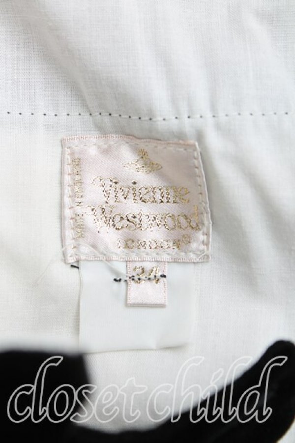 画像3: ヴィヴィアンウエストウッド 中古 / 別珍パンツ W34 黒  H-25-06-15-015-pa-IN-ZH (3)