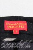 画像3: ヴィヴィアンウエストウッド 中古 / ウールキュロットスカート 1 黒  H-25-06-15-019-pa-IN-ZH (3)