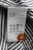 画像4: ヴィヴィアンウエストウッド MAN 中古 / ストライプ&ネットptロングシャツ 46(メンズM相当) 白×灰  H-25-06-22-024-bl-IN-ZH (4)