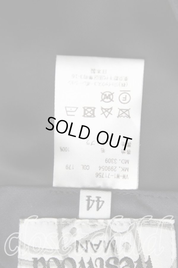 画像6: ヴィヴィアンウエストウッド MAN 中古 / タータンチェックウールセットアップ JKT46(メンズM)/PNT44(メンズS) 紺×茶  H-25-06-22-029-su-IN-ZH (6)