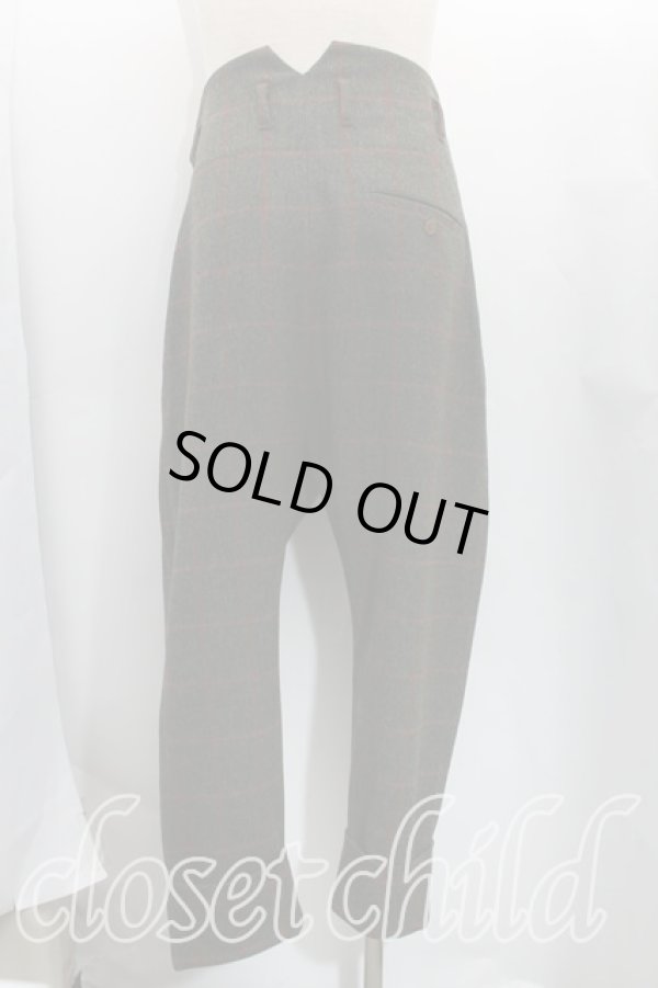 画像4: ヴィヴィアンウエストウッド MAN 中古 / 格子チェックツイードセットアップ JKT46(メンズM)/PNT44(メンズS) 緑  H-25-06-22-030-su-IN-ZH (4)