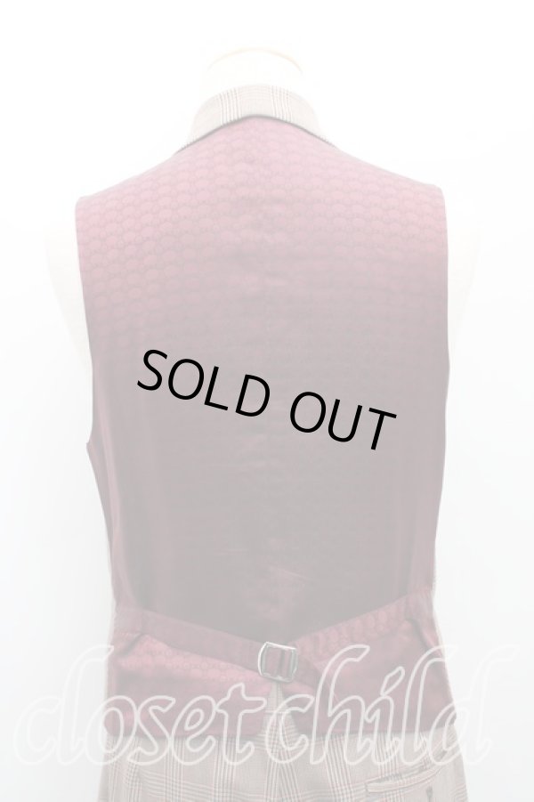 画像4: ヴィヴィアンウエストウッド MAN 中古 / グレンチェック3ピースセットアップ 46(メンズM) 茶  H-25-06-22-031-su-IN-ZH (4)