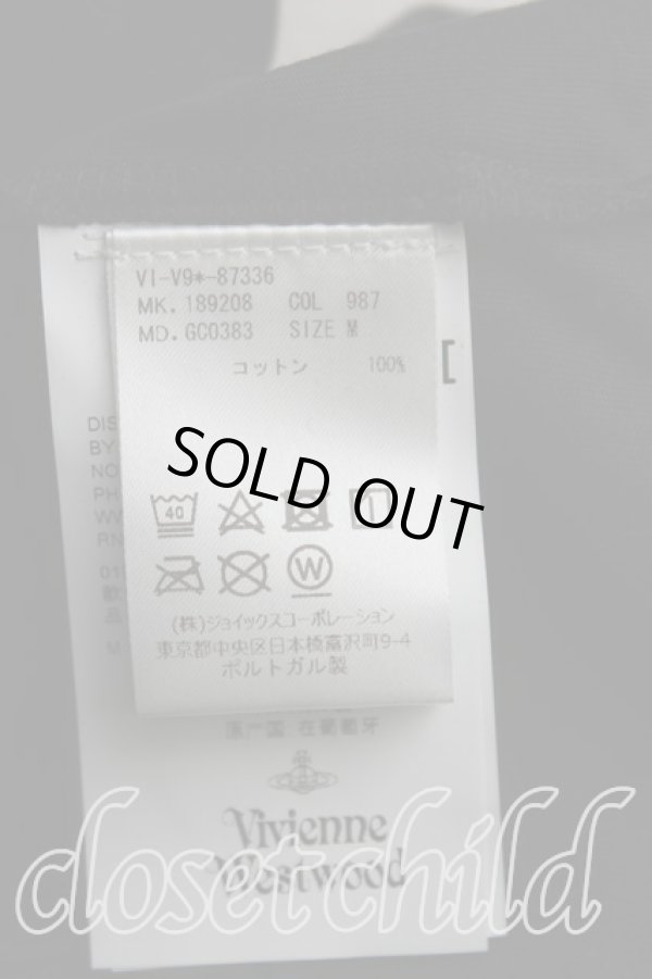 画像4: ヴィヴィアンウエストウッド 中古 / トランプTシャツ M 黒  H-25-06-22-032-ts-IN-ZH (4)